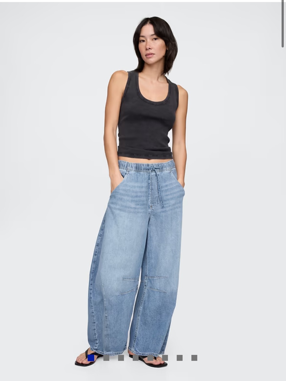 GAP Mid Rise UltraSoft Easy Horseshoe Jeans